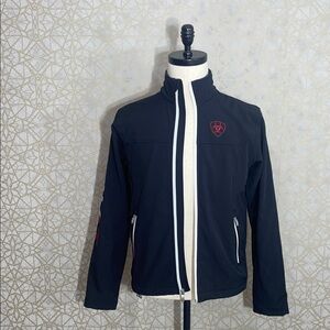 Ariat Black Performance Jacket with Red Accents